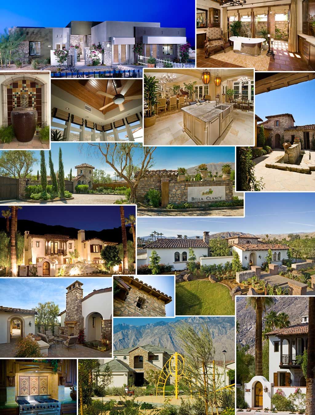 Collage of Rio del Sol home community.